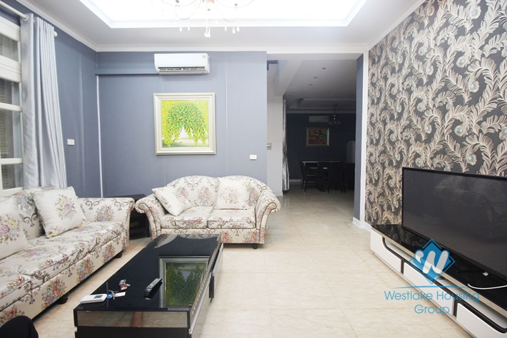 The 4-bedroom fully furnished apartment at Ciputra is located in a quiet area with fresh air